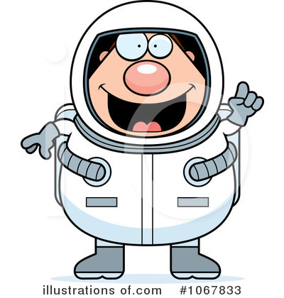 Royalty-Free (RF) Astronaut Clipart Illustration by Cory Thoman - Stock Sample #1067833