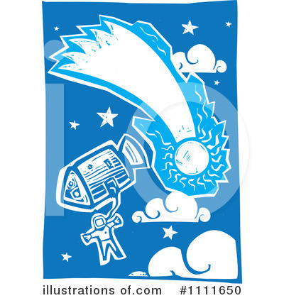 Royalty-Free (RF) Astronaut Clipart Illustration by xunantunich - Stock Sample #1111650