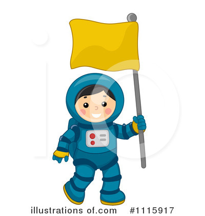 Royalty-Free (RF) Astronaut Clipart Illustration by BNP Design Studio - Stock Sample #1115917