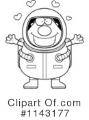 Astronaut Clipart #1143177 by Cory Thoman