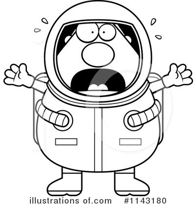 Royalty-Free (RF) Astronaut Clipart Illustration by Cory Thoman - Stock Sample #1143180