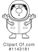 Astronaut Clipart #1143181 by Cory Thoman