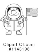 Astronaut Clipart #1143198 by Cory Thoman