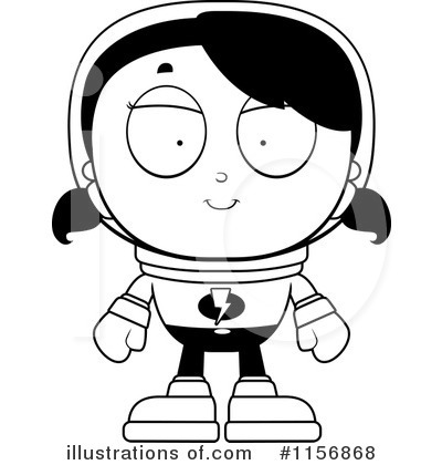 Royalty-Free (RF) Astronaut Clipart Illustration by Cory Thoman - Stock Sample #1156868