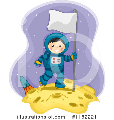 Royalty-Free (RF) Astronaut Clipart Illustration by BNP Design Studio - Stock Sample #1182221