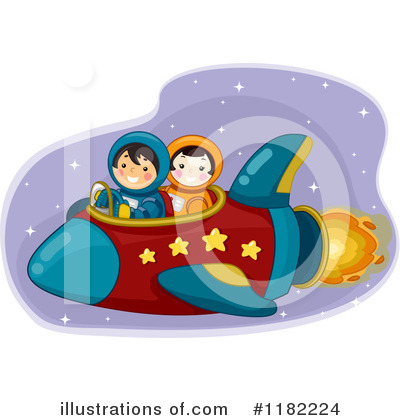 Royalty-Free (RF) Astronaut Clipart Illustration by BNP Design Studio - Stock Sample #1182224