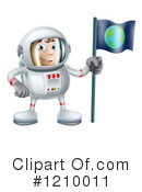 Astronaut Clipart #1210011 by AtStockIllustration