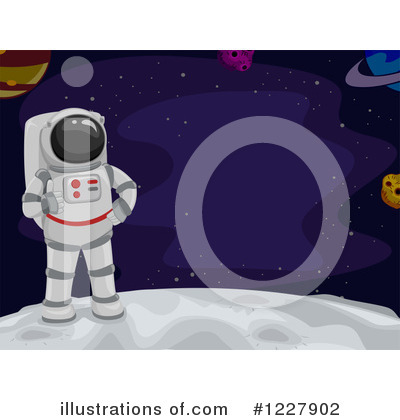 Royalty-Free (RF) Astronaut Clipart Illustration by BNP Design Studio - Stock Sample #1227902