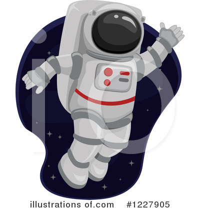 Royalty-Free (RF) Astronaut Clipart Illustration by BNP Design Studio - Stock Sample #1227905
