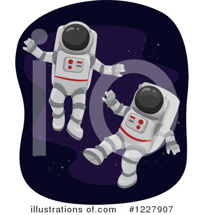Royalty-Free (RF) Astronaut Clipart Illustration by BNP Design Studio - Stock Sample #1227907