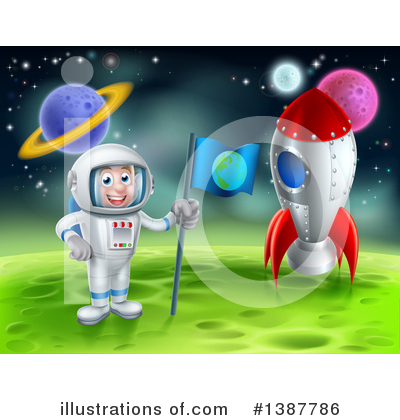 Rocket Clipart #1387786 by AtStockIllustration