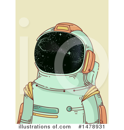 Royalty-Free (RF) Astronaut Clipart Illustration by BNP Design Studio - Stock Sample #1478931