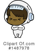 Astronaut Clipart #1487978 by lineartestpilot