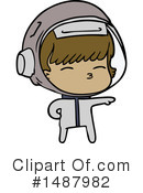 Astronaut Clipart #1487982 by lineartestpilot