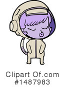 Astronaut Clipart #1487983 by lineartestpilot