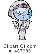 Astronaut Clipart #1487988 by lineartestpilot