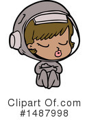Astronaut Clipart #1487998 by lineartestpilot