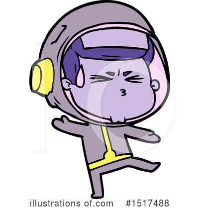 Royalty-Free (RF) Astronaut Clipart Illustration by lineartestpilot - Stock Sample #1517488
