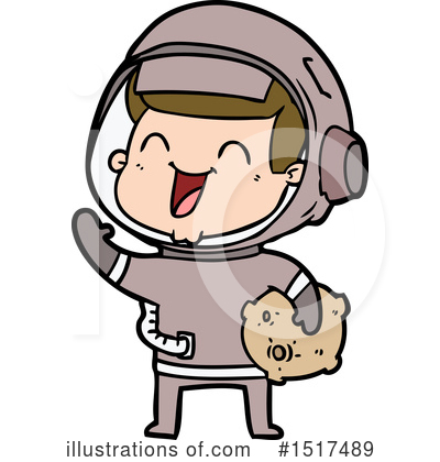 Royalty-Free (RF) Astronaut Clipart Illustration by lineartestpilot - Stock Sample #1517489