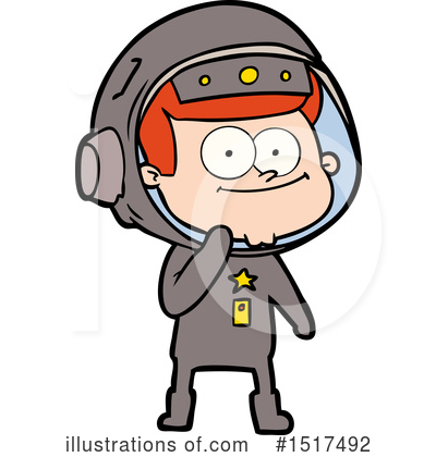Royalty-Free (RF) Astronaut Clipart Illustration by lineartestpilot - Stock Sample #1517492