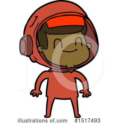 Royalty-Free (RF) Astronaut Clipart Illustration by lineartestpilot - Stock Sample #1517493