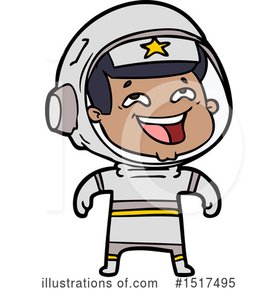 Royalty-Free (RF) Astronaut Clipart Illustration by lineartestpilot - Stock Sample #1517495
