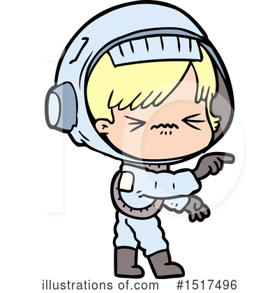 Royalty-Free (RF) Astronaut Clipart Illustration by lineartestpilot - Stock Sample #1517496