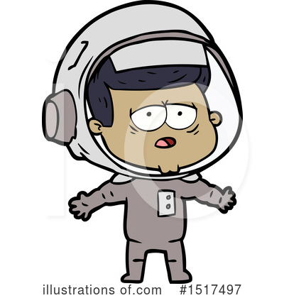 Royalty-Free (RF) Astronaut Clipart Illustration by lineartestpilot - Stock Sample #1517497