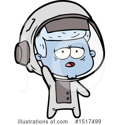 Royalty-Free (RF) Astronaut Clipart Illustration by lineartestpilot - Stock Sample #1517499