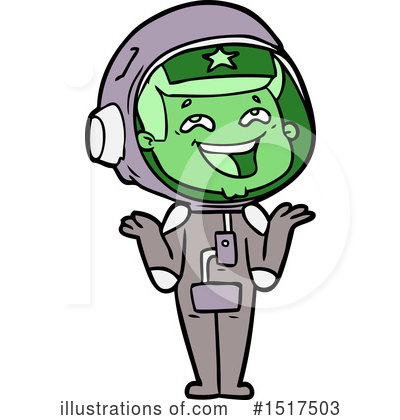 Royalty-Free (RF) Astronaut Clipart Illustration by lineartestpilot - Stock Sample #1517503