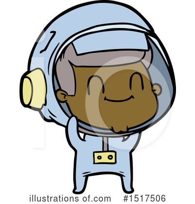Royalty-Free (RF) Astronaut Clipart Illustration by lineartestpilot - Stock Sample #1517506