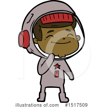 Royalty-Free (RF) Astronaut Clipart Illustration by lineartestpilot - Stock Sample #1517509
