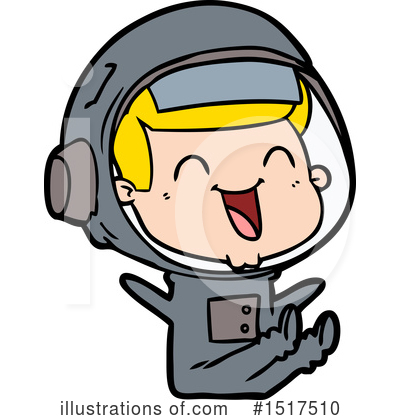 Royalty-Free (RF) Astronaut Clipart Illustration by lineartestpilot - Stock Sample #1517510