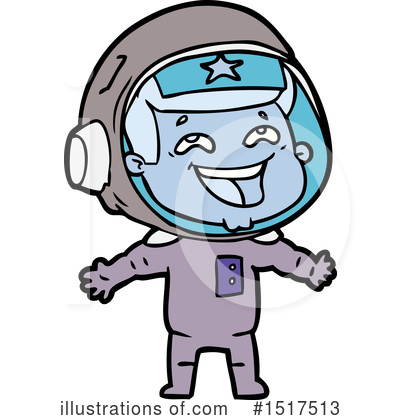 Royalty-Free (RF) Astronaut Clipart Illustration by lineartestpilot - Stock Sample #1517513