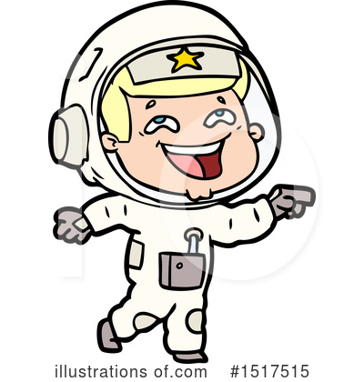 Royalty-Free (RF) Astronaut Clipart Illustration by lineartestpilot - Stock Sample #1517515