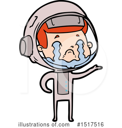 Royalty-Free (RF) Astronaut Clipart Illustration by lineartestpilot - Stock Sample #1517516