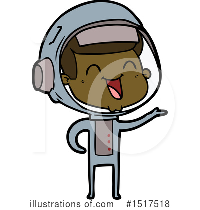 Royalty-Free (RF) Astronaut Clipart Illustration by lineartestpilot - Stock Sample #1517518