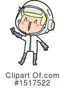 Astronaut Clipart #1517522 by lineartestpilot
