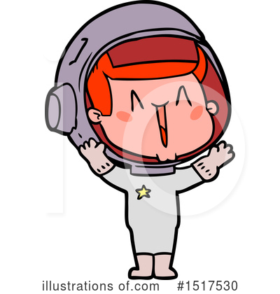 Royalty-Free (RF) Astronaut Clipart Illustration by lineartestpilot - Stock Sample #1517530