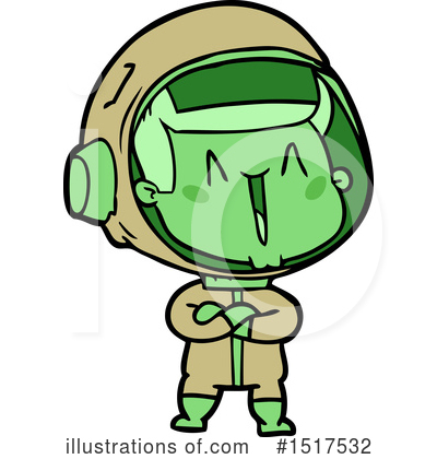 Royalty-Free (RF) Astronaut Clipart Illustration by lineartestpilot - Stock Sample #1517532