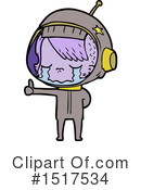 Astronaut Clipart #1517534 by lineartestpilot