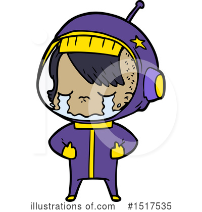 Royalty-Free (RF) Astronaut Clipart Illustration by lineartestpilot - Stock Sample #1517535