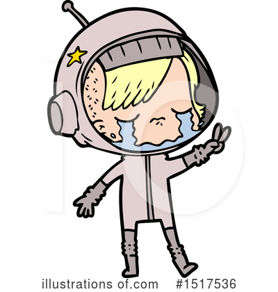 Royalty-Free (RF) Astronaut Clipart Illustration by lineartestpilot - Stock Sample #1517536