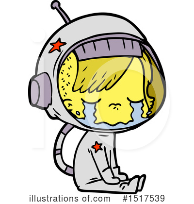 Royalty-Free (RF) Astronaut Clipart Illustration by lineartestpilot - Stock Sample #1517539