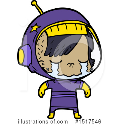 Royalty-Free (RF) Astronaut Clipart Illustration by lineartestpilot - Stock Sample #1517546