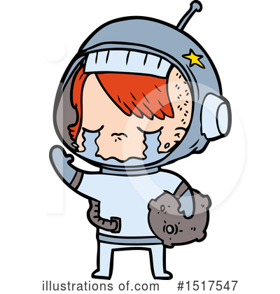 Royalty-Free (RF) Astronaut Clipart Illustration by lineartestpilot - Stock Sample #1517547