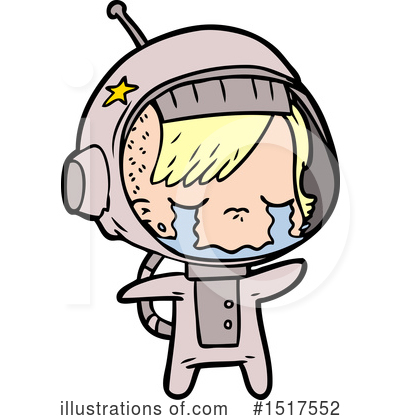 Royalty-Free (RF) Astronaut Clipart Illustration by lineartestpilot - Stock Sample #1517552