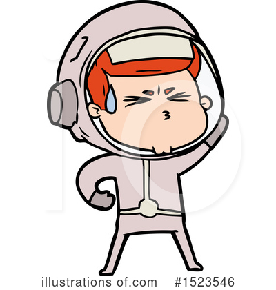 Royalty-Free (RF) Astronaut Clipart Illustration by lineartestpilot - Stock Sample #1523546