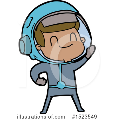 Royalty-Free (RF) Astronaut Clipart Illustration by lineartestpilot - Stock Sample #1523549
