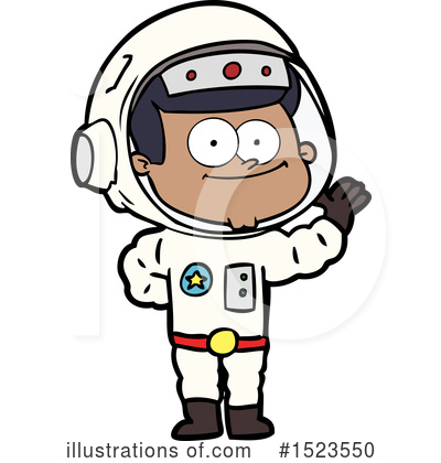 Royalty-Free (RF) Astronaut Clipart Illustration by lineartestpilot - Stock Sample #1523550